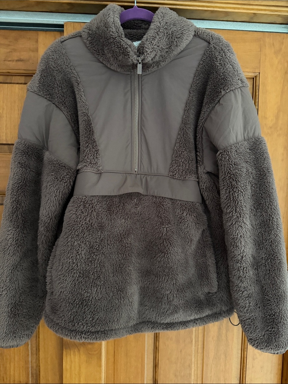 VS PINK Sherpa 3/4 Zip